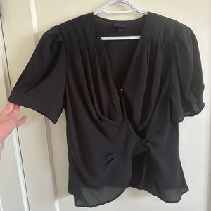 Who What Wear wrap blouse